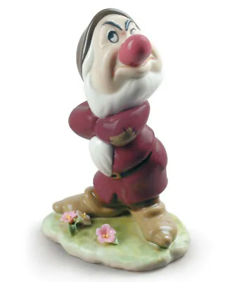 Buy Lladro Disney's Grumpy #9323 Brand Nib Snow White Dwarf Flower Save$$ F/sh • 266.50£