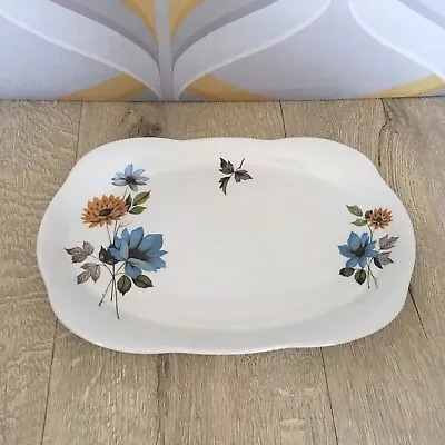 Buy Alfred Meakin Sandwich Plate Or Biscuit Tray - Vintage China With Flower Pattern • 15£