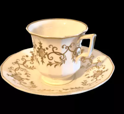 Buy Antique Ntique Copeland And Garrett Late Spode Felspar Porcelain Cup Saucer 1840 • 38£