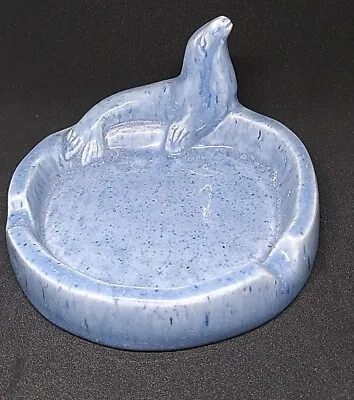Buy French ? Blue S Demont Pottery Soap Dish Ashtray Desk Tidy Paper Clips Sea Lion • 3.49£