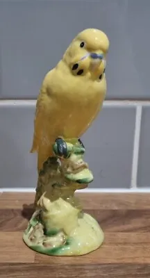 Buy Beswick Budgie Facing Right Second Version. Rare Yellow Gloss Colour. 1217B. • 350£