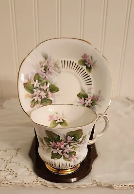 Buy Royal Adderley Tea Cup And Saucer, Canadian Provincial Flowers ~ Mayflower  • 14.46£