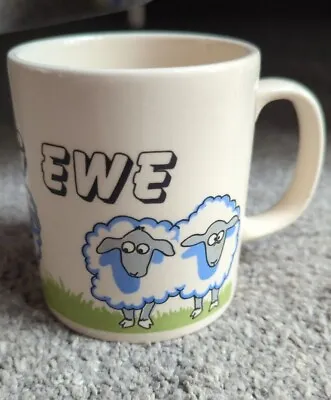 Buy Vintage Coloroll Kiln Craft Mug Cup England   Missing Ewe   With Sheep Pattern  • 9.50£
