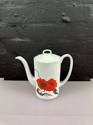 Buy Wedgwood Susie Cooper Corn Poppy Coffee Pot 20 Cm High 2 Available • 21.99£