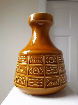Buy Vintage Ceramic Vase Mid Century 1960s 1970s Retro Pottery MCM   • 15£