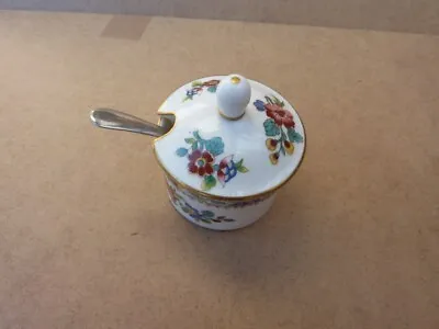 Buy Vintage COALPORT Ming Rose Mustard Pot With Spoon.  • 8.99£