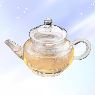 Buy Glass Coffee Pot Glass Teapot With Infuser Blooming Teapot Black Tea Kettle • 10.55£