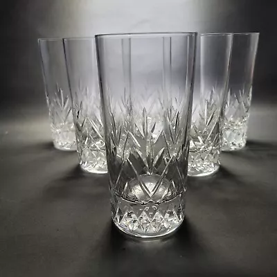 Buy 6x Schott Zwiesel Crystal Glass Tiffany Style Highball Tumblers Water Glasses • 59.90£