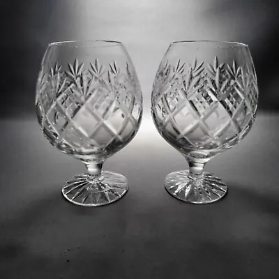 Buy Pair Of Royal Doulton Crystal Brandy Glasses Sniffer  • 24.90£