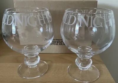 Buy Set Of 2 Emma Bridgewater - Gin Glasses - Black Toast ‘Wild Nights In’ • 65£