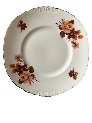 Buy Queen Anne Bone China Cake /sandwich Plate, Roses Pattern • 3£