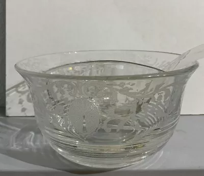 Buy Cambridge Elegant Glassware Candlelight Divided Dish With Spoon Clear 1930s • 17.98£