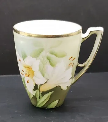 Buy Bavarian Hand Painted Gilded Gold Easter Lily Chocolate Cup Replacement • 15.34£