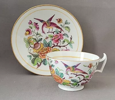 Buy New Hall Exotic Birds Pattern 1613 Cup & Saucer C1815-25 Pat Preller Collection • 25£