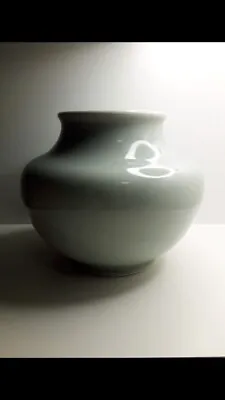 Buy Agnete Hoy Celadon Glaze Squat Vase Signed British Studio Pottery For Bullers • 160£