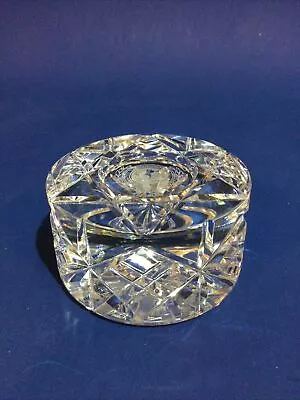 Buy Crystal Glass Hand Cut Paperweight Federation Of Master Builders 1983 • 9.95£