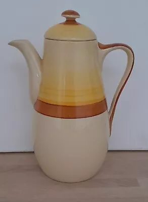 Buy Grays Pottery Sunbuff Coffee Pot, Brown, Yellow, Cream, 22cm  Tall • 7.99£