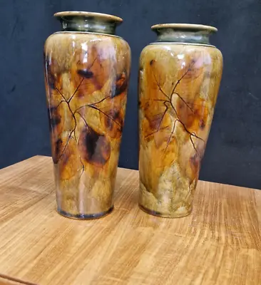Buy Original Royal Doulton Vases Called Autumn Leaf Made In The 1920s • 175£