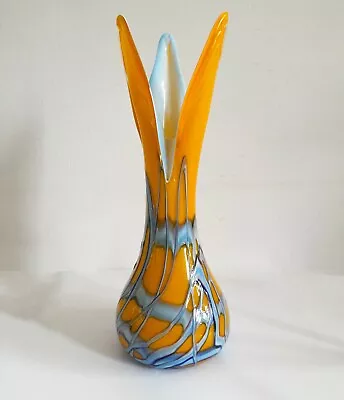 Buy Large Handblown Glass Vase, Darius Zarrin, 1970s • 49£