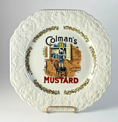 Buy Colman's Mustard Decorative Plate By Lord Nelson Pottery 8.25  Square • 11.53£