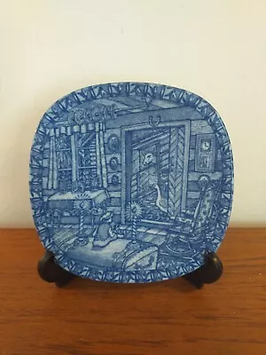Buy Vintage Rorstrand Collectors Plate JULEN 1973, Blue And White Ceramic  • 16.50£