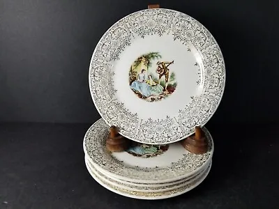 Buy China D'Or By Limoges American 6 1/2  Bread And Butter Plates Set Of 5 • 18.24£