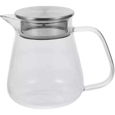 Buy Glass Teapot With Removable Infuser And Strainer Set-ET • 16.99£