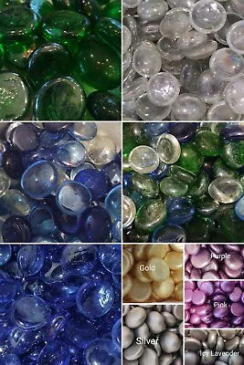 Buy Decorative Glass Pebbles Mosaic Gems Nuggets Marbles Vase Wedding Craft Display • 27.99£