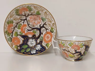 Buy New Hall Pattern 1153 Decidedly Kakiemon Styled London Shape Tea Cup And Saucer • 28£
