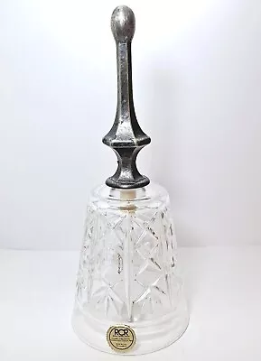 Buy Sqntq Bell  Vintage Royal Crystal Rock Bell. Silver Plate Handle. • 8£
