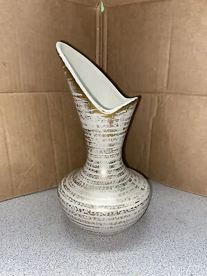 Buy Vintage Royal Haeger Gold Tweed White / Cream Vase #413 Mid Century Modern 9  • 23.98£