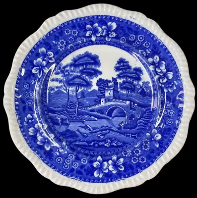 Buy Antique Copeland Spode's Tower 10.5  Blue And White Gadroon Charger Plate 1907 • 14.95£
