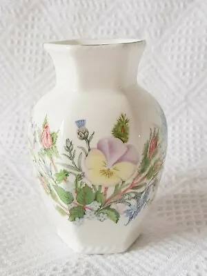 Buy AYNSLEY ~ Wild Tudor ~ Small Vase ~ Fine Bone China ~ Wild Flowers ~ 9cm Tall • 6.99£