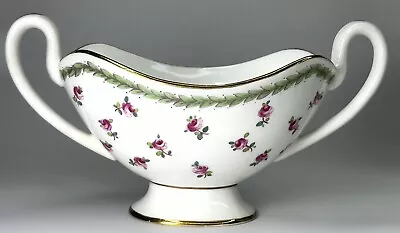 Buy Antique Mintons Bouillon Soup Cup W/ Pink Rosebuds, Gold Trim, Handles, Footed • 33.57£