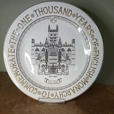 Buy Vintage 1973, Bath Abbey, To Commemorate 1000 Years Of English Monarchy 674/1000 • 14.95£