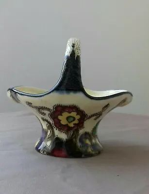Buy Tuscan Decoro Pottery Posy Basket.. Made In England. • 8£