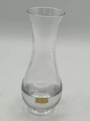 Buy Kosta Boda AB Vase 6” Clear Handmade Bubble Base Sweden Art Glass • 29.80£