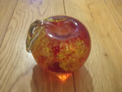 Buy Vintage Red & Gold Apple Paperweight • 6.99£
