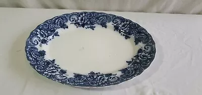 Buy Middleport Pottery Rd 345665 Blue/Grey - White Oval Meat Platter 16  X 11.75  (2 • 26£