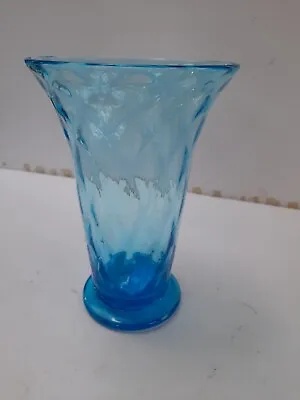 Buy Whitefriars Blue Glass Textured Vase • 25£