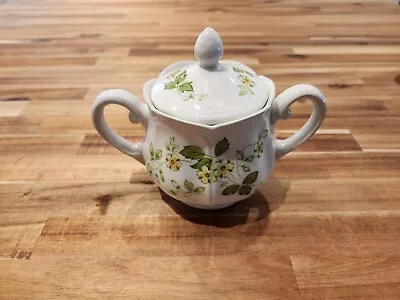 Buy Ironstone Petite Flora Sugar Bowl With Lid Made In Japan For Sears • 14.18£