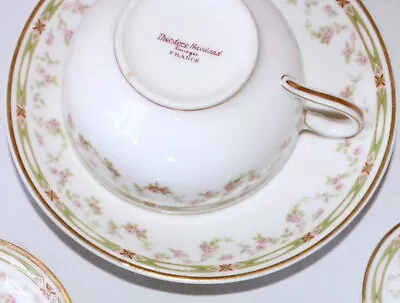 Buy Antique Theodore Haviland Limoges Teacup Saucer • 28.95£
