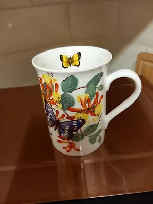 Buy Lovely Bone China Butterfly And Floral Mug Exclusive Design By Roy Kirkham • 5.99£