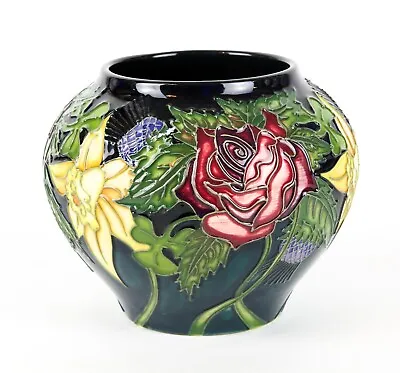Buy Moorcroft Pottery 'diamond Jubilee' 2011 Erii Queen Elizabeth Ii Floral Vase • 150£