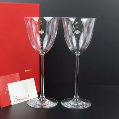 Buy Baccarat Fiora Wine Glass Cup Set Of 2 Tableware Clear Crystal 79876 • 152.14£