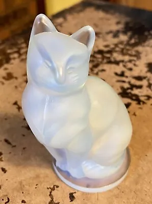 Buy Estate Sabino Paris Opalescent Glass Cat Figurine From France FREE SHIP USA • 80.73£