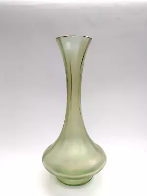 Buy Loetz Olympia Iridescent Ribbed Glass Vase Bohemian 1896 Lotz Jugendstil Glas • 49.95£