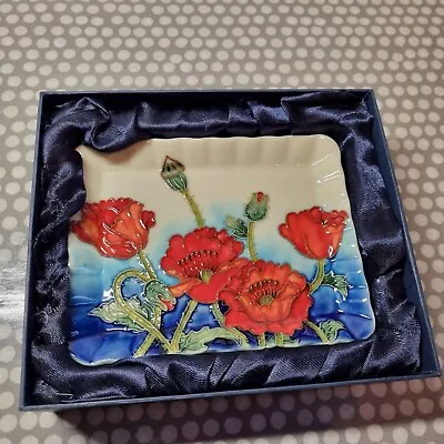 Buy Old Tupton Ware Tube Lined Hand Painted Rectangular Tray/Dish TW8000 In Original • 17.51£
