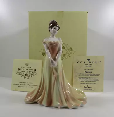 Buy Coalport Figurine  Four Seasons Summer  Limited Edition Of 2000 Mint Condition • 59.99£
