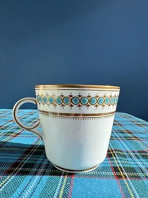 Buy Antique Vintage Coffee Tea Cup Turquoise Blue Possibly Minton? Fine China • 5£